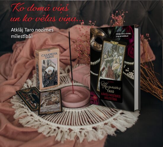 KOMPLEKTS Kazanovas kārtis + Taro grāmata